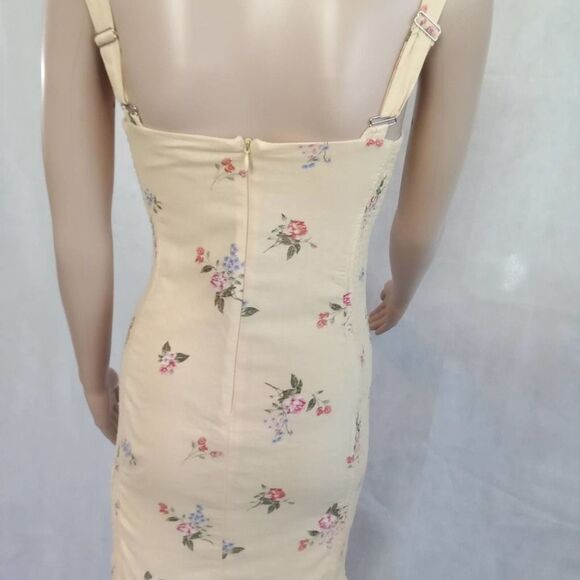 Forever 21 small yellow floral mini Sundress Flirt Romantic - Picture 5 of 16